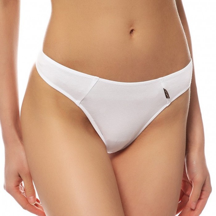 1502 Леди Флер стринги 42, белый